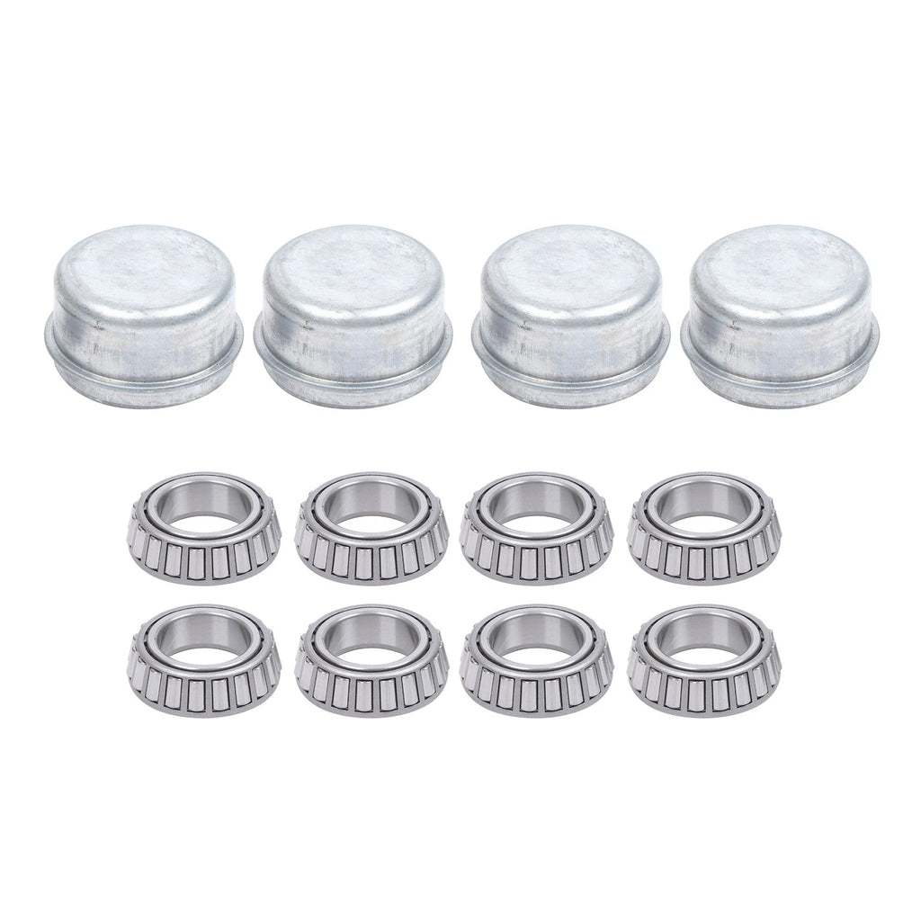 Set of 4 Galvanized Trailer Hub Kits for 2k lbs Spindle (1" or 1.0625")