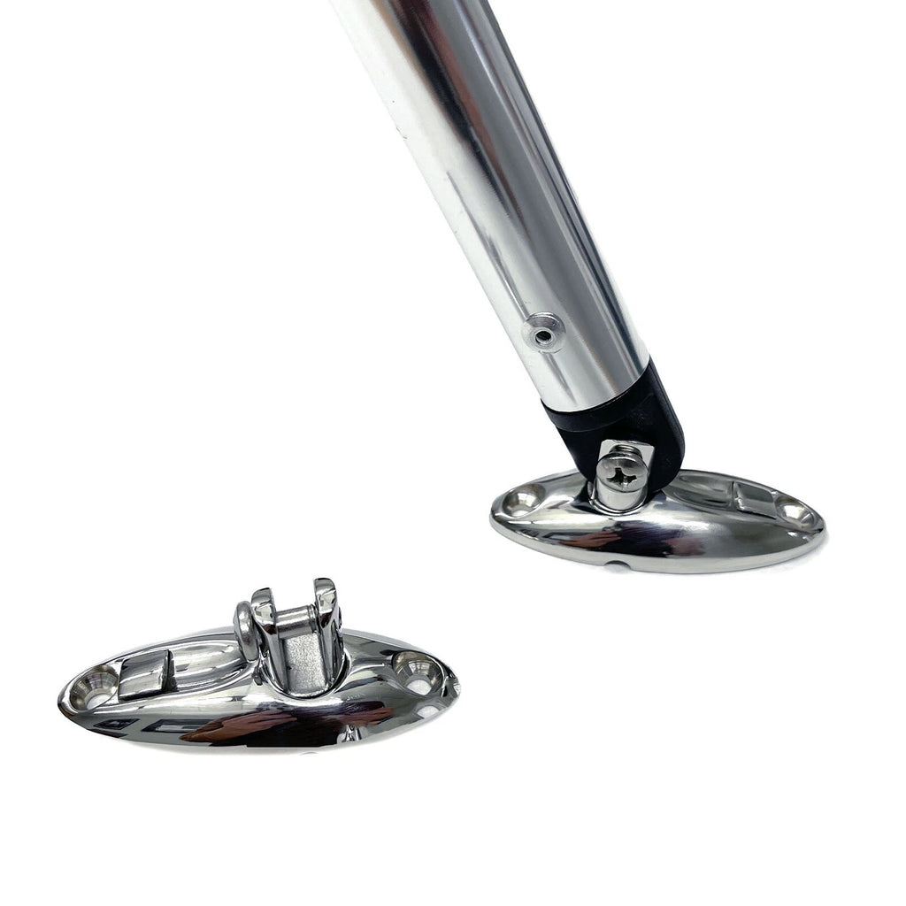 Set of 2 Stainless Steel Quick Release Swivel Hinge for Boat Bimini Top