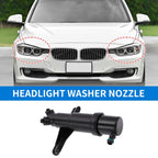 Headlight Washer Nozzle Set of 2 for BMW 525i 550i 535xi (No. 61677038416)