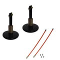 2X Snow Plow Shoes & 27" Markers for Universal Products