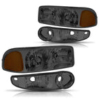 Headlight with Bumper Lamps for GMC Sierra/Yukon Denali (2001–2011)
