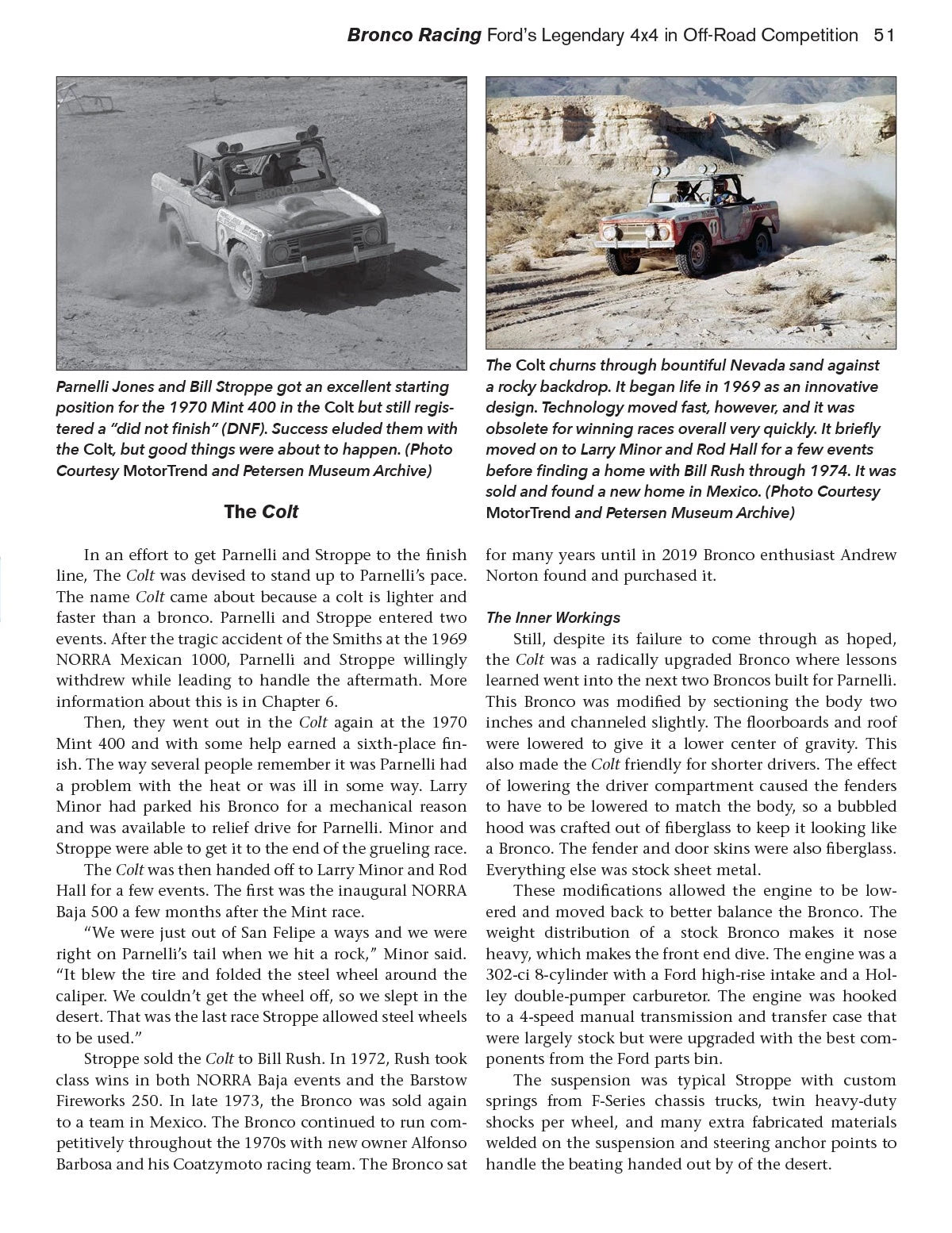 Bronco Racing Book for Ford Bronco (1966-1996)