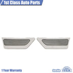 2X Front Bumper Reflector Side Marker Light Pair Clear for Audi A4 S4 (2017–2018)