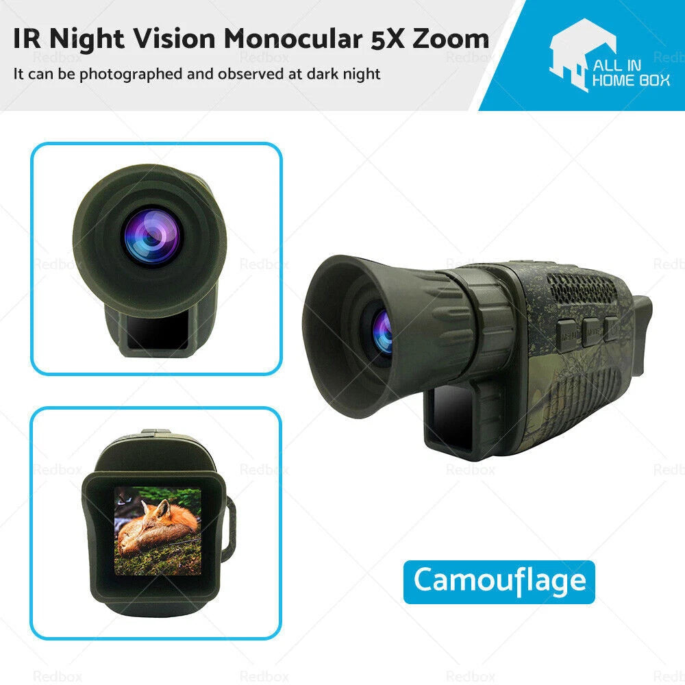 IR Night Vision Monocular 5X Zoom HD for Ford (2024)