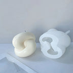 Candle Mold for Aromatherapy (Silicone, Spiral Tie Rope, Twisted)