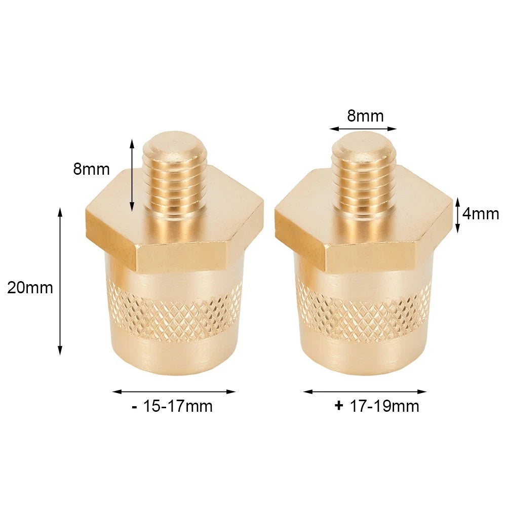 Battery Terminal 1 Pair M8 Brass for Cars (Universal Fit)