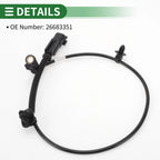 ABS Wheel Speed Sensor No. 26683351 for Buick GL8 ES (2017) Rear Left