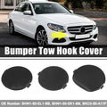 3pcs Tow Eye Hook Cover Cap for Mazda 3 (2014–2016) Black