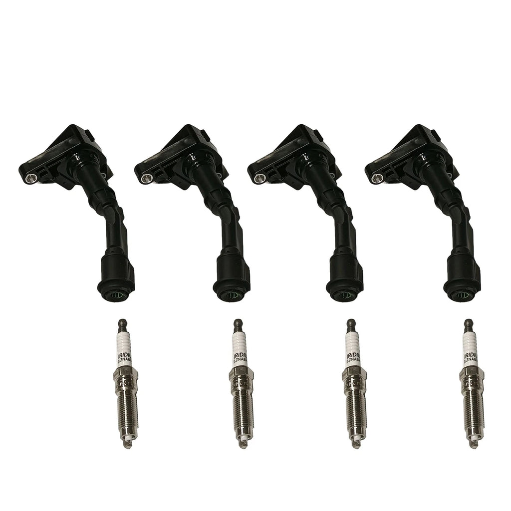 Set of 4 Ignition Coils & Spark Plugs for Ford Escape (2017–2019)