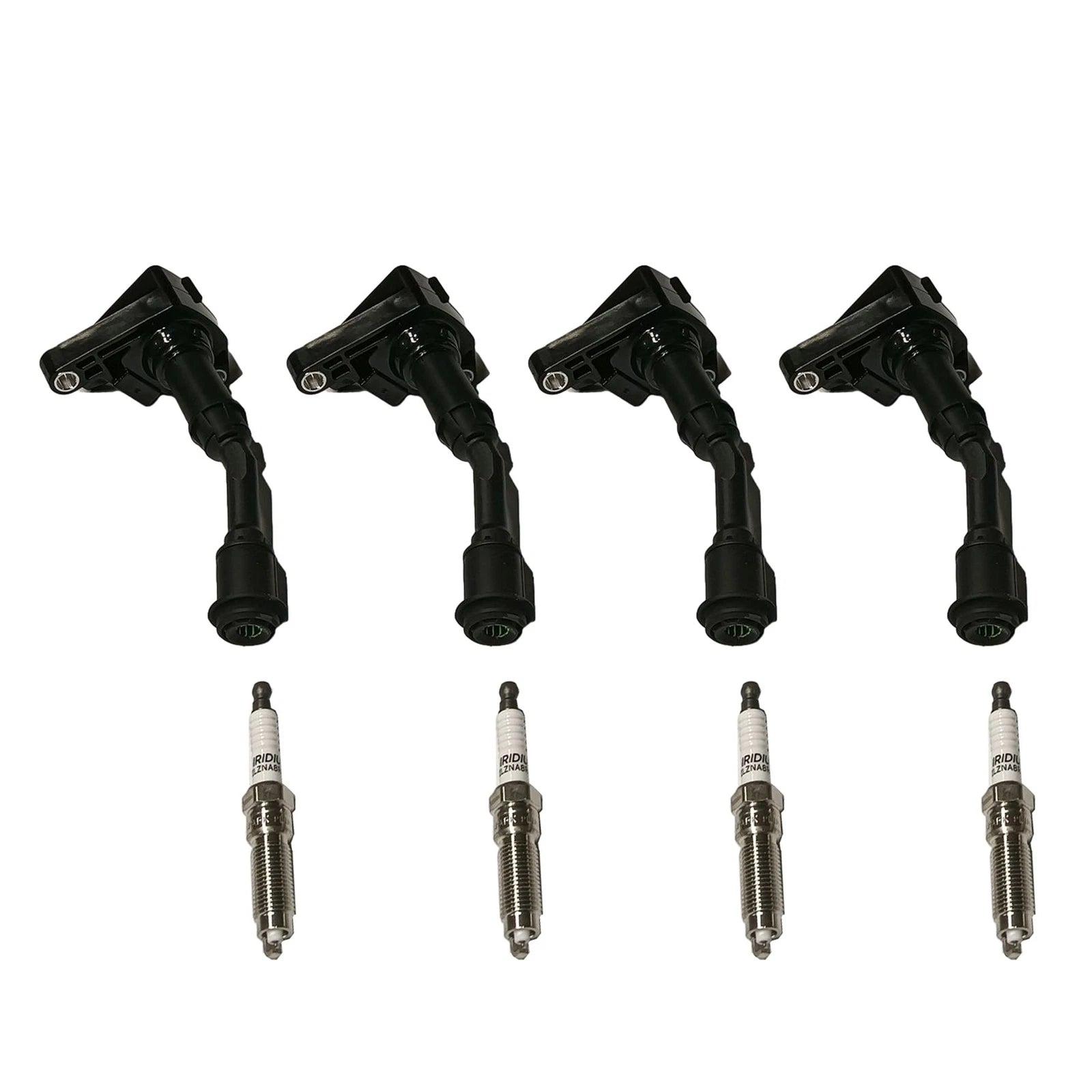 Set of 4 Ignition Coils & Spark Plugs for Ford Escape (2017–2019)
