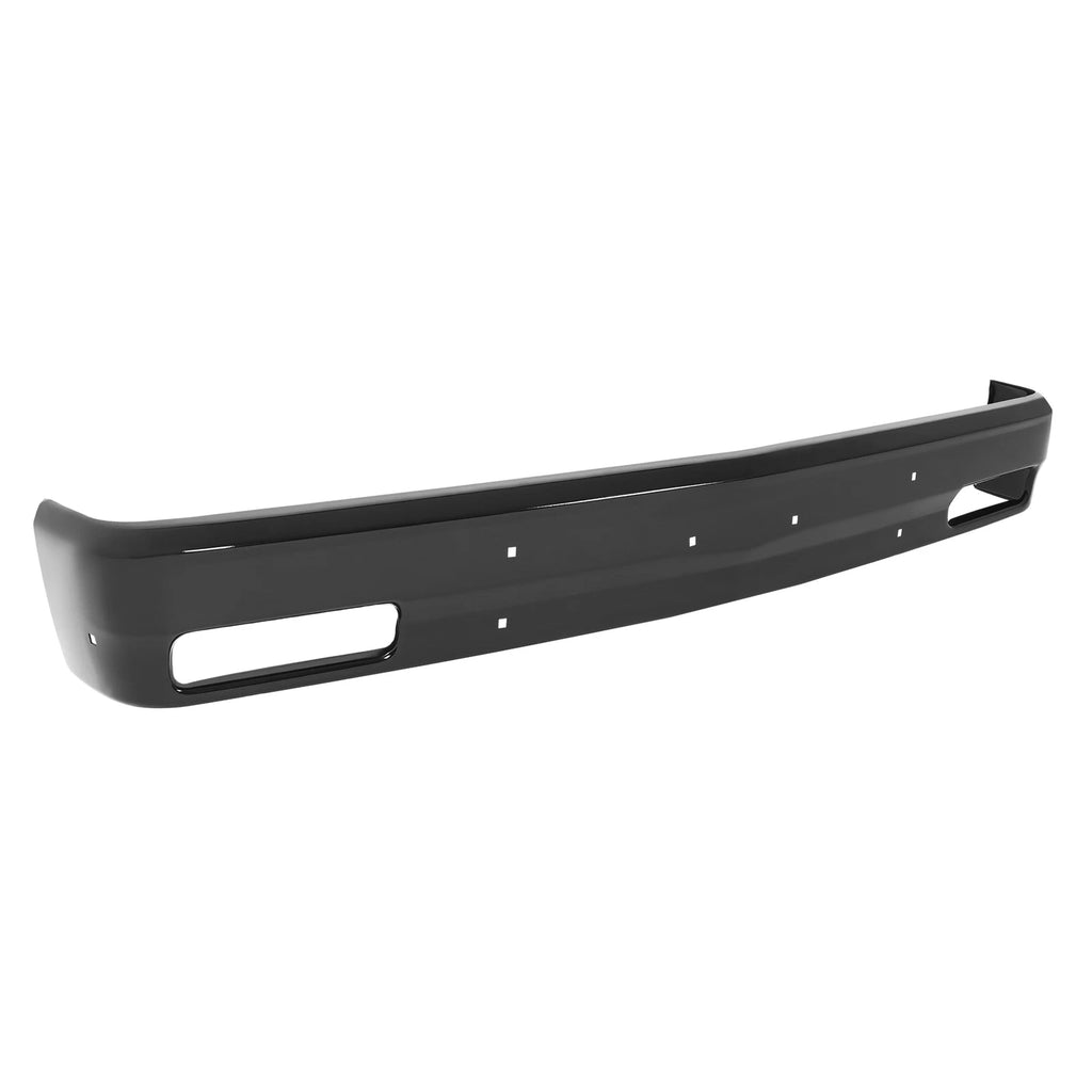 Black Steel Front Bumper Face Bar for Chevy S10 Blazer & GMC S15 Jimmy (1982–1994)