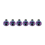 Set of 6 M5 Titanium Truss Torx Bolts Screws for Motorcycle/Bike