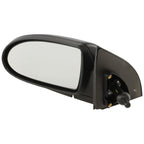 Manual Remote Mirror for Hyundai Accent (2006–2009) Driver Side Textured Black