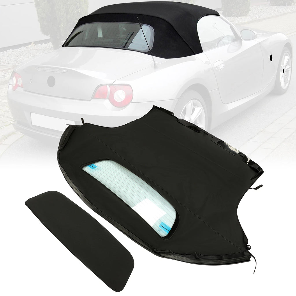 Soft Top for BMW Z4 (2003–2008) with Heated Glass Window, Black