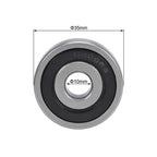 Set of 2 Deep Groove Ball Bearings 10x35x11mm Z2 6300-2RS Chrome Steel