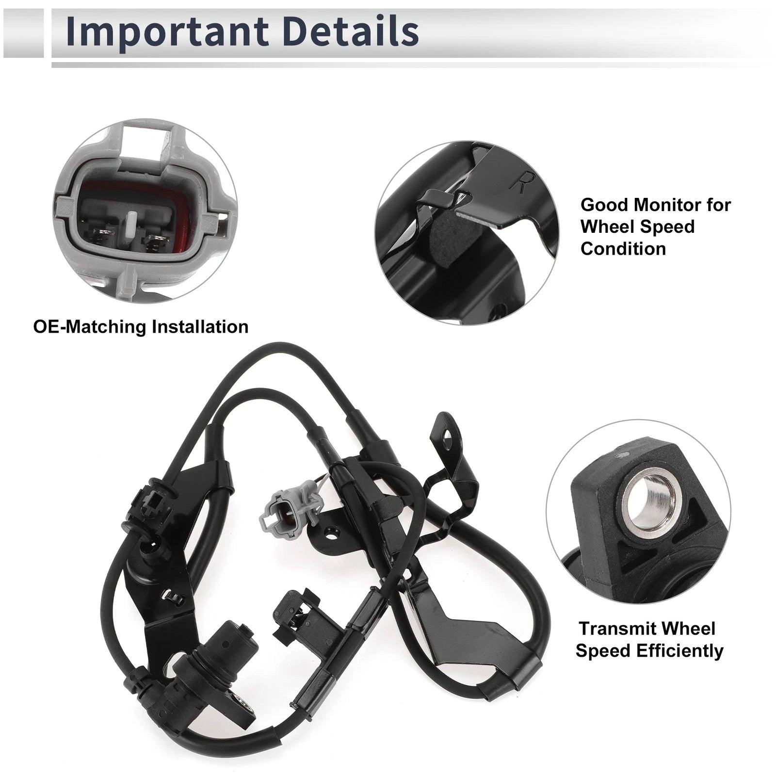 ABS Wheel Speed Sensor No. 8954235050 for Toyota 4Runner (1996–2002)