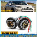2X Wire Pigtail Female LED 1157 Stop Brake Turn Signal Socket for