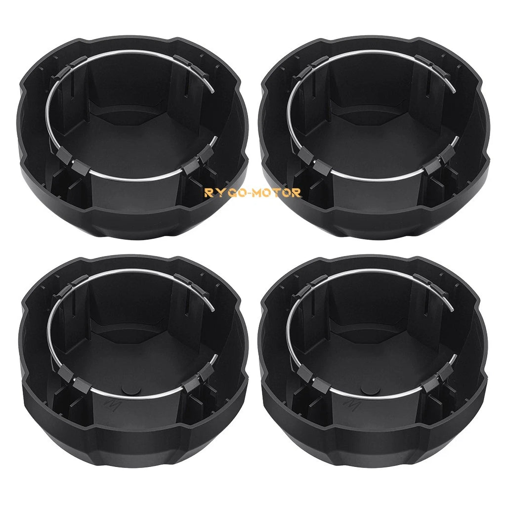 Set of 4 Matte Black Rim Caps for Polaris Ranger SP 570 (2022–2024)