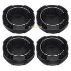 Set of 4 Matte Black Rim Caps for Polaris Ranger SP 570 (2022–2024)