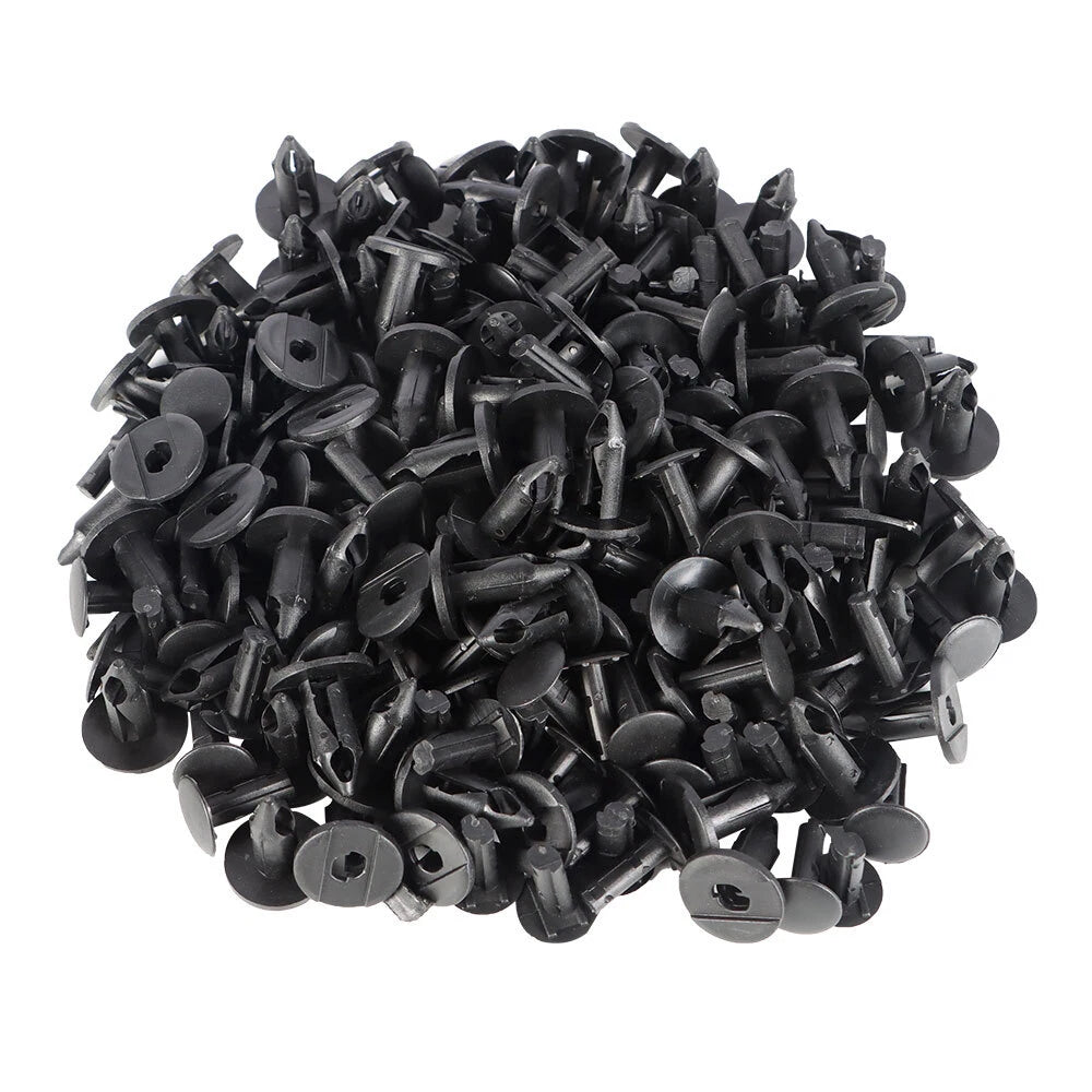 Set of 100 Plastic Rivets for Fender Bumper Clips