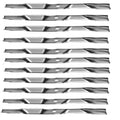 Set of 10 Mulching Blades 48" for Exmark (103-6381, 103-6391, 103-6396)