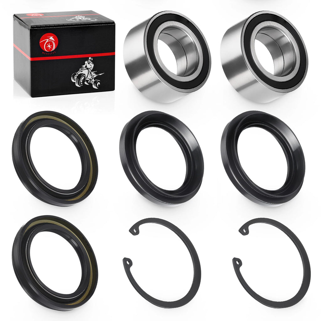 Rear Wheel Bearings & Circlip Seal Kit for Honda Rincon TRX650 TRX680 (2003–2014)