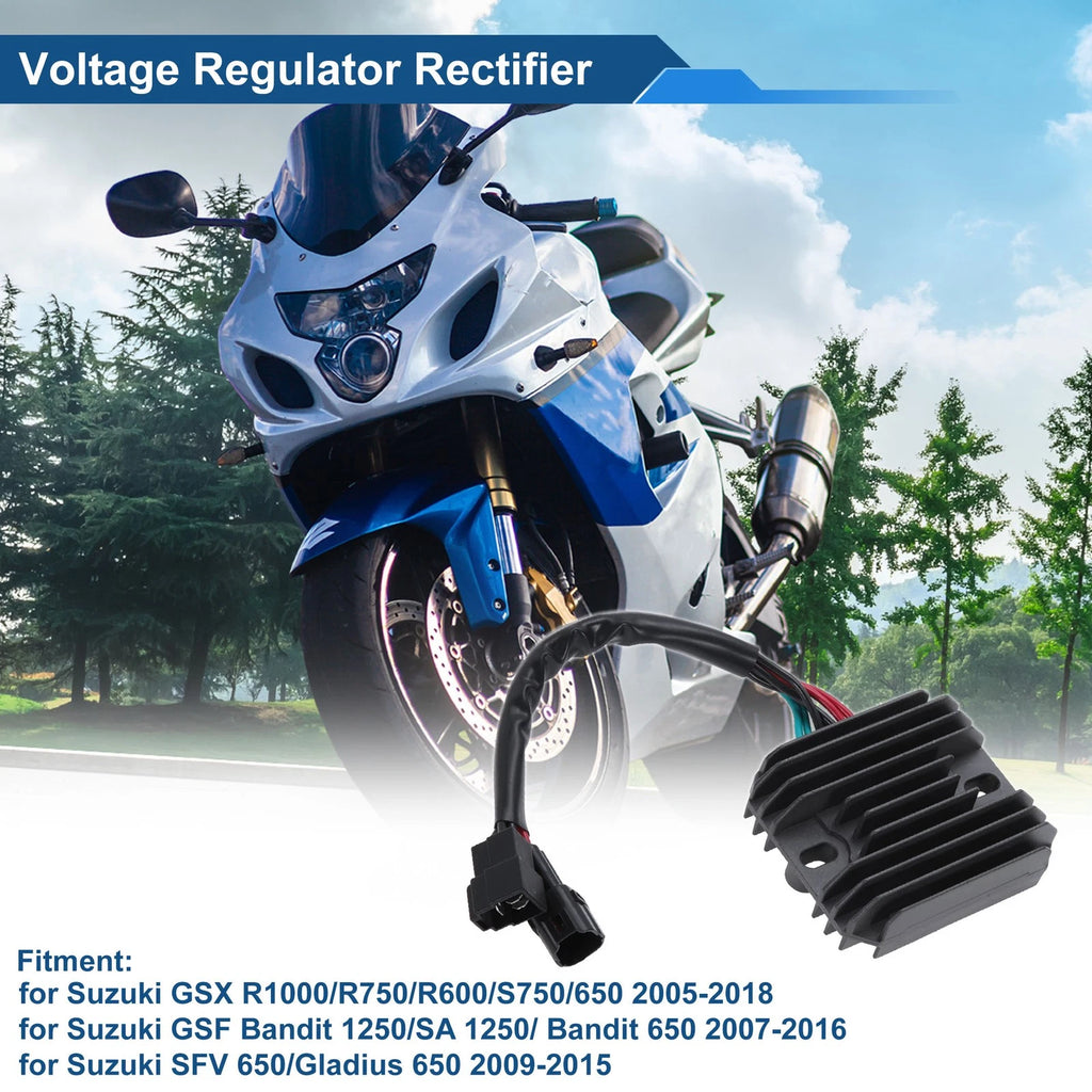 Voltage Regulator Rectifier for Suzuki GSX-R1000/R750/R600/S750/S650 (2001–2023)