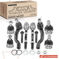 8x Front Tie Rod End Ball Joint for Nissan Frontier (2005–2018) Pathfinder
