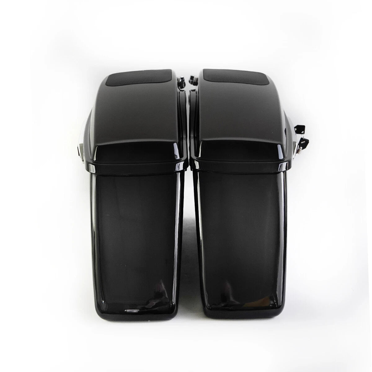 Vivid Black Hard Saddlebags w/ 6x9" Speaker Lid for Harley Touring (2014–2023)