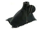 Manual Shift Boot for Mustang GT (2010–2014) Beige Stitch Synthetic Leather