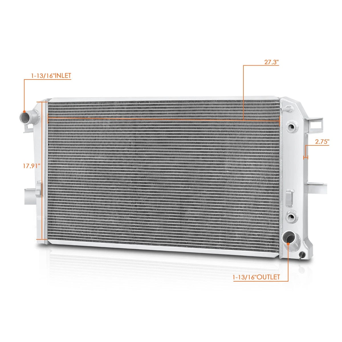 Aluminum Core 3-Row Cooling Radiator for Chevy Silverado/GMC Sierra (2001–2005)