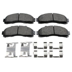 Set of 4 Akebono Front ProAct Disc Brake Pads for Ford Explorer Ranger (1991–2011)