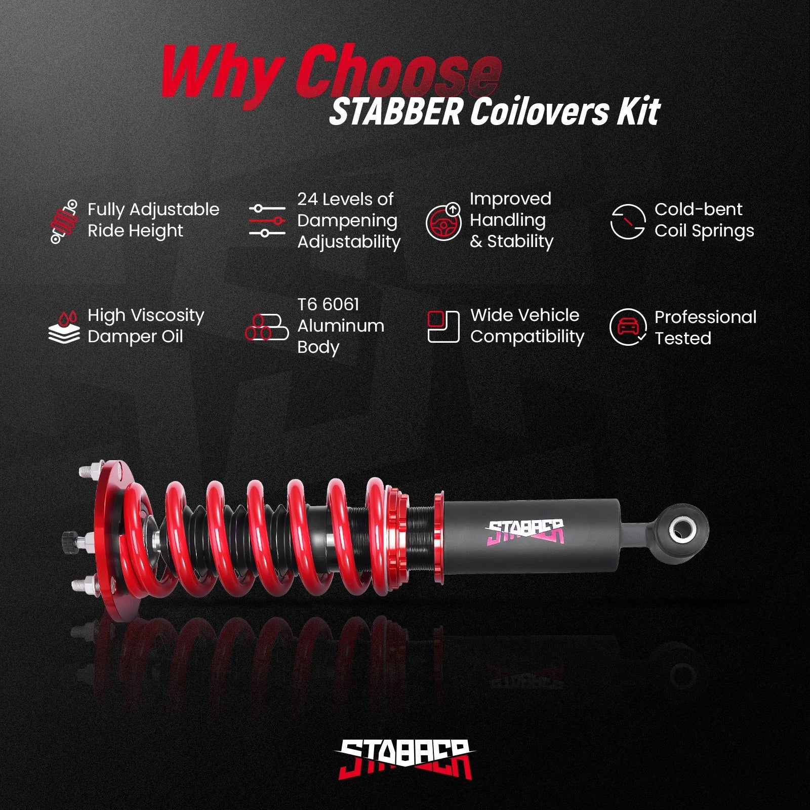 Coilovers Lowering Suspension Kit for Lexus SC300 SC400 (1992–2000)