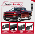 Front Bumper Cover for Chevy Silverado 1500 (2016–2019) w/Fog Light Holes
