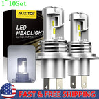 2X LED Headlight Bulbs for H4 9003 (High Low Beam)