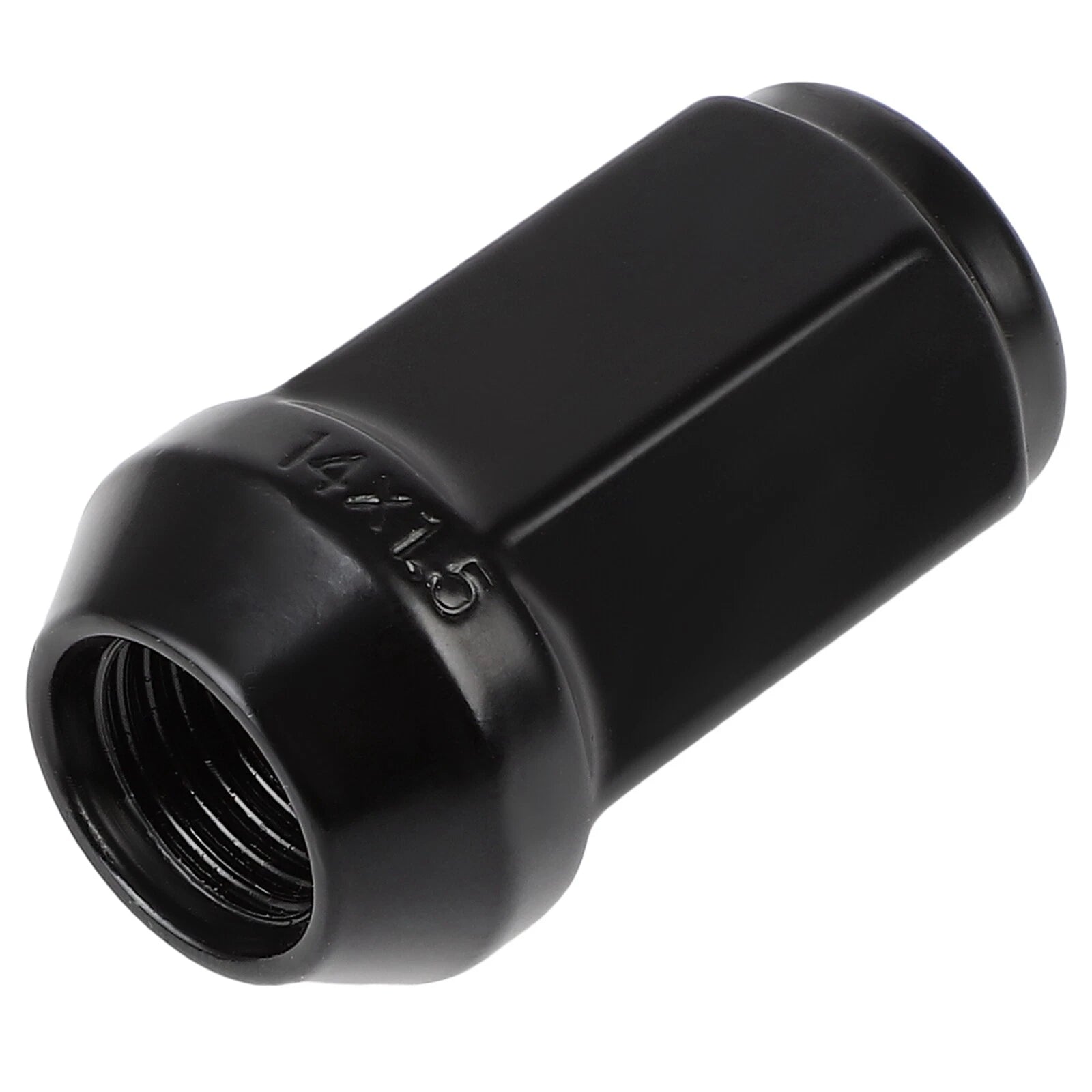 Set of 24 Bulge Acorn Lug Nuts 14x1.5 Black for Chevy Camaro Impala Tahoe