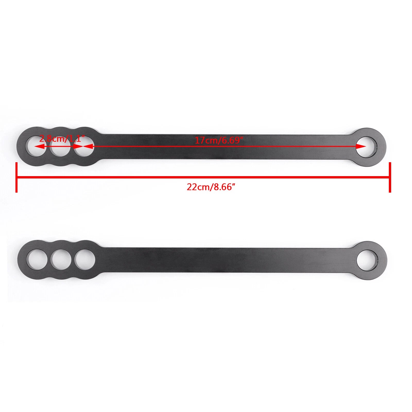 Lowering Links for Suzuki GSXR 600 750 1000 (2001–2005) Black T8