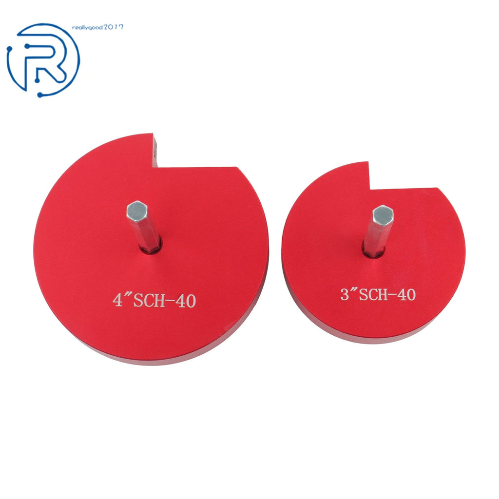 Set of 9 PVC Pipe Reamer Tools for Various Sizes (1/2" - 4")