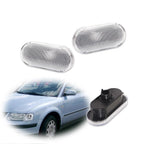 Clear Lens Side Marker Light Housings for VW MK4 Golf Jetta GTI Beetle