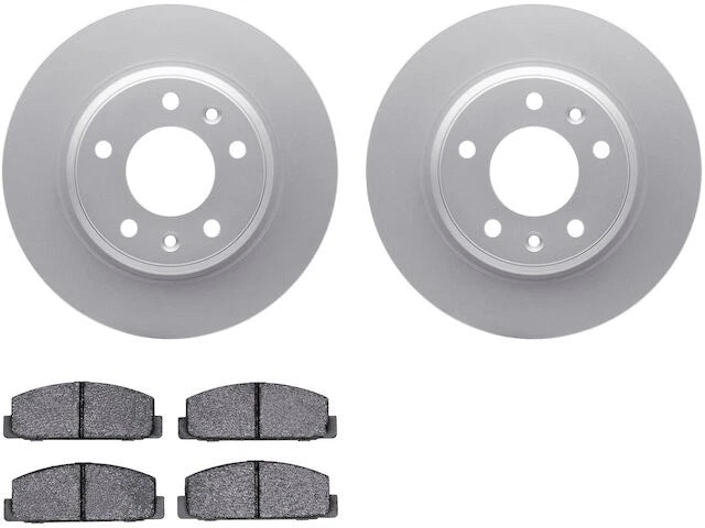 Rear Brake Pad and Rotor Kit for Mazda Protege Mazdaspeed (2003) SD438ZN