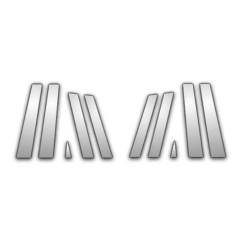 10 Pc Chrome Pillar Post Covers for 07-15 Audi Q7 - Upgrade Your Auto P1035
