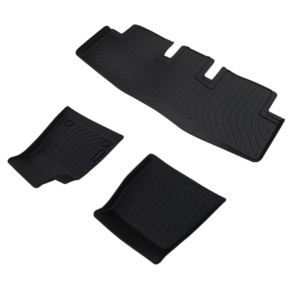 Set of 4 Black TPE Carpet Floor Mats for Tesla Model 3 (2017–2023)