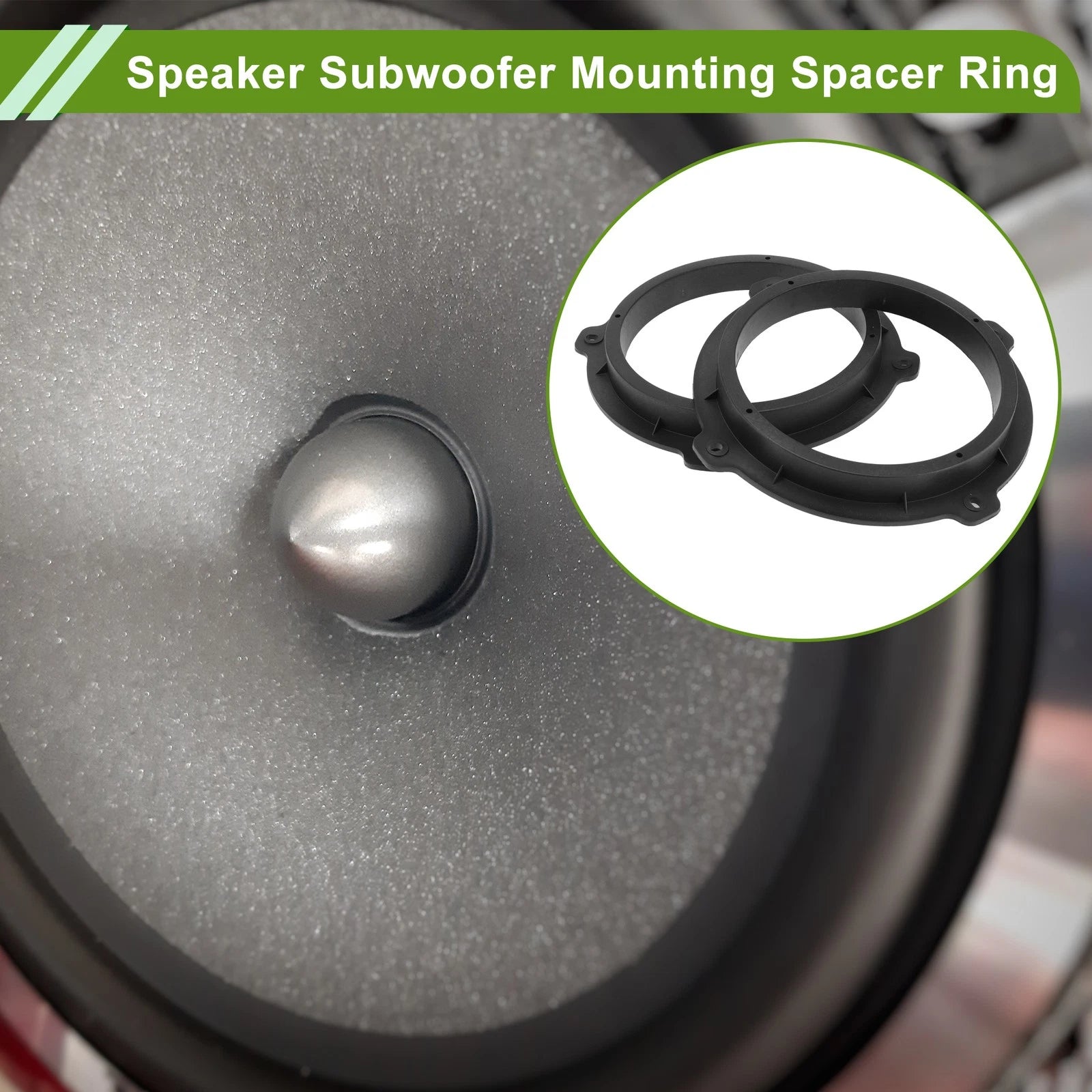2X Speaker Spacer Ring Adapter for Kia Soul (6.5")