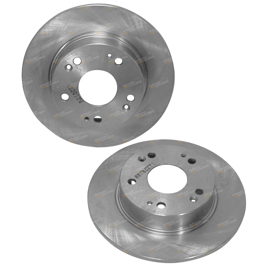 Rear Disc Brake Rotors Pair for Honda Accord Euro CL9 (2003-2008)