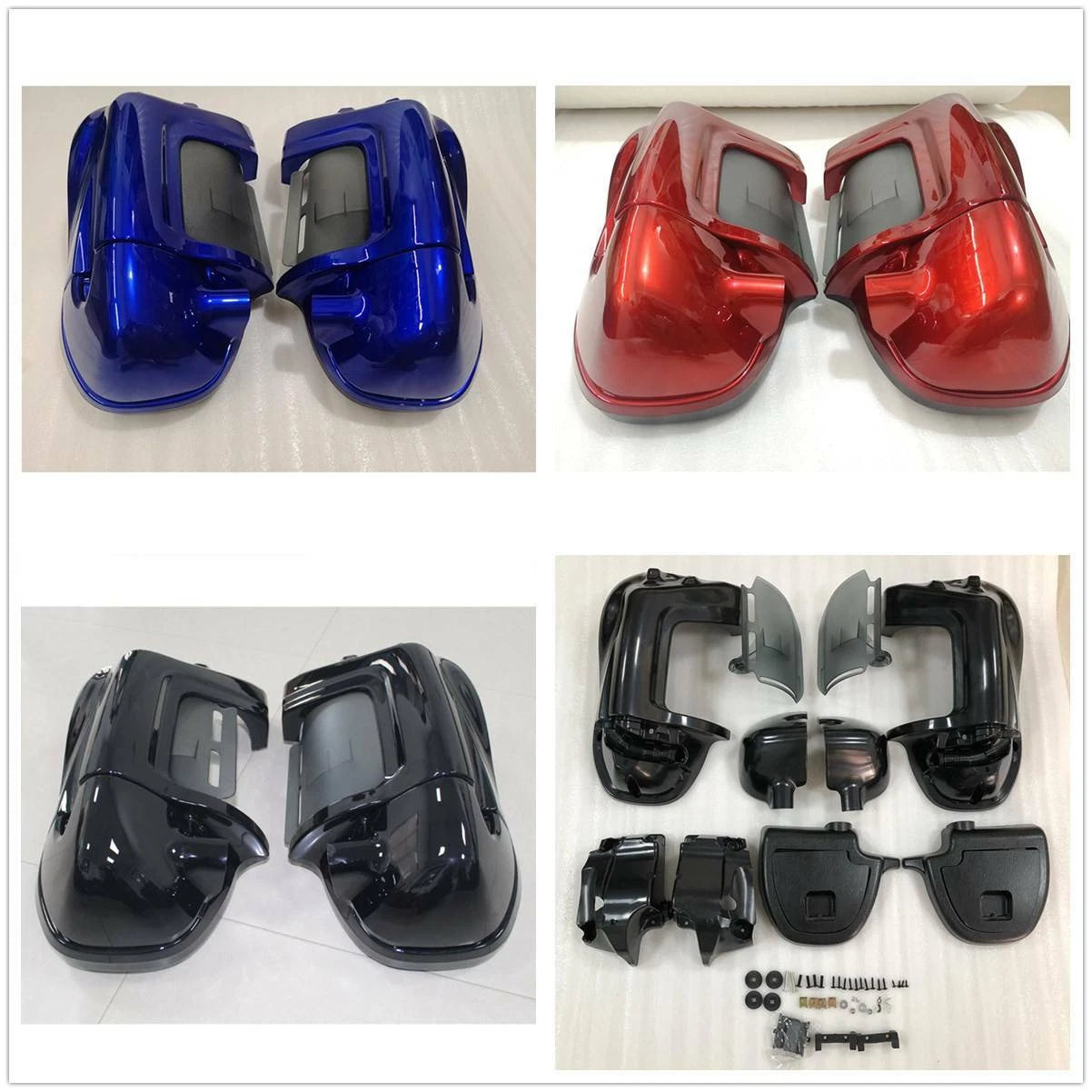 Lower Vented Leg Fairing Glove Box for Harley Touring (1983–2013)