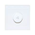 86x86mm White Fan Dimmer Switch for Ceiling Exhaust Fan