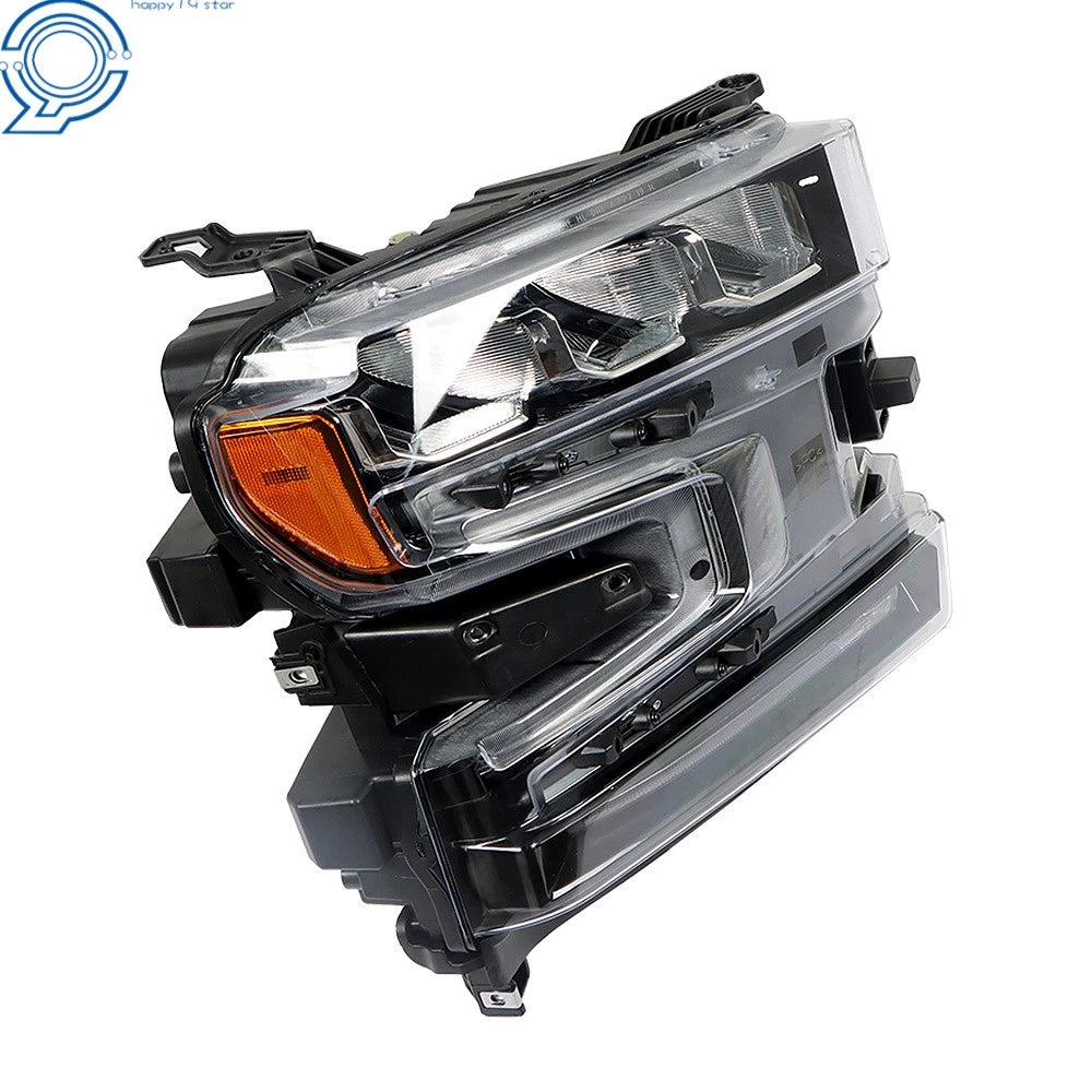 LED Headlight for Silverado 1500 (2019–2020) Black Housing Clear Lens Right