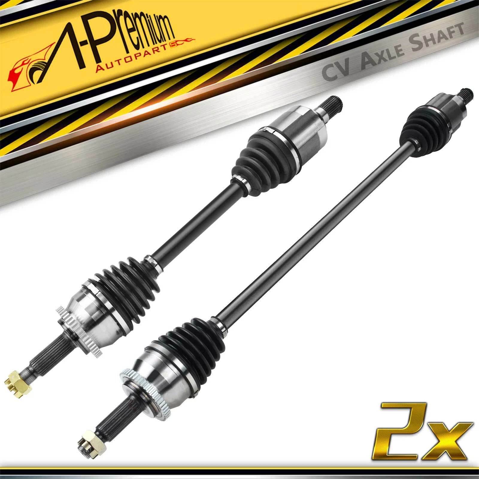 2X CV Axle Assembly Front for Hyundai Sonata (2011–2015) Kia 2.4L