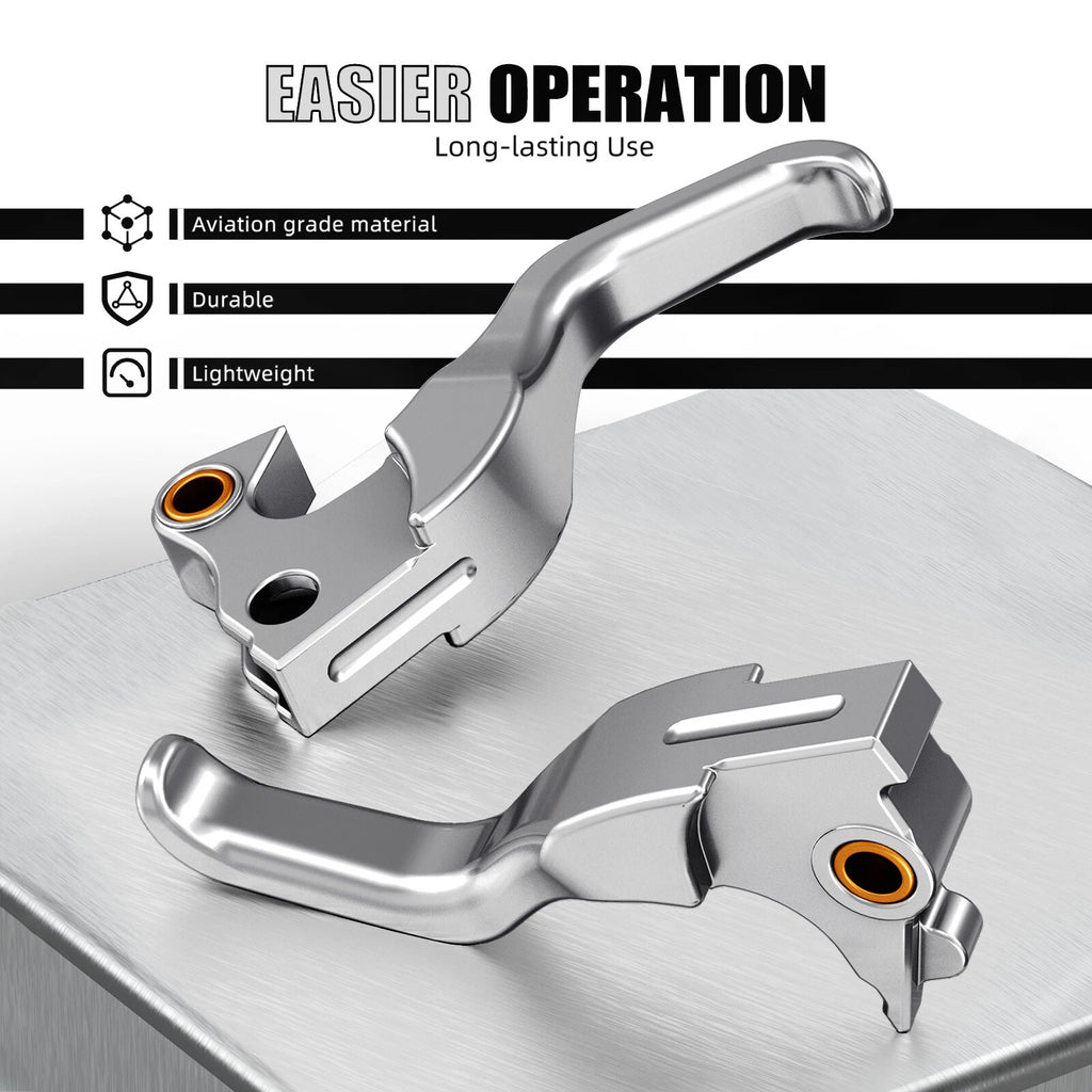 2X Shorty Hand Brake Clutch Levers for Harley Seventy Two XL1200V (2014–2017)