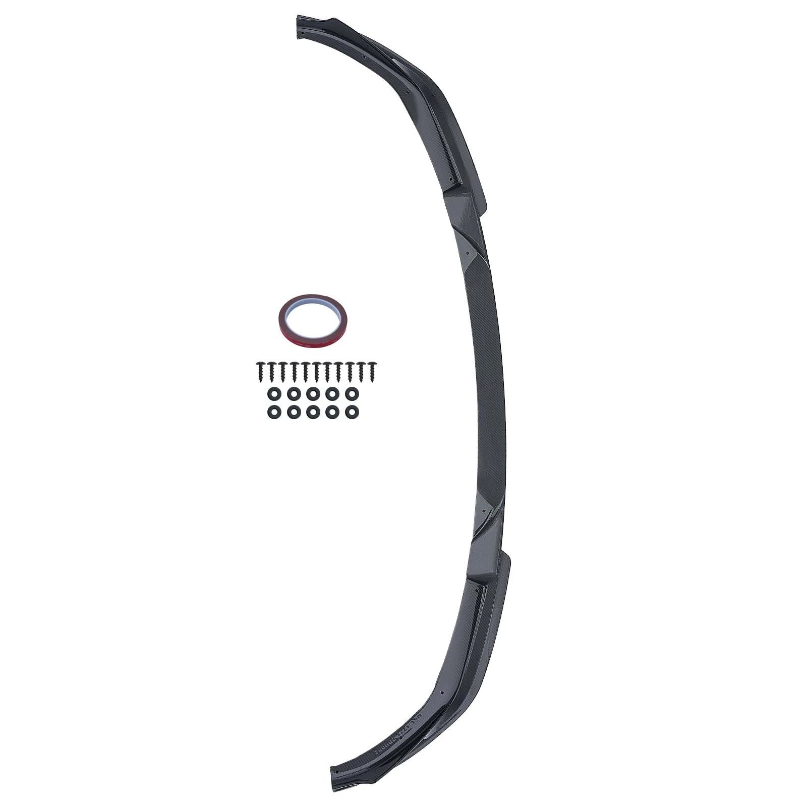 3D Carbon Fiber Front Bumper Lip for BMW G20 M Sport Sedan (2019–2022)